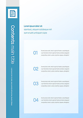 템플릿 내지 하늘색 사람없음 숫자 프레젠테이션 문서템플릿 서식 문서 제안서 그라데이션 이미지템플릿 AI파일 문자 파란색 파일형식 벡터