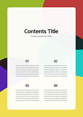 템플릿 내지 사람없음 컬러풀 숫자 원형 혼합 프레젠테이션 문서템플릿 서식 문서 제안서 겹침 이미지템플릿 AI파일 도형 문자 컬러 파일형식 벡터