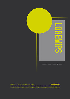 템플릿 표지 사람없음 노란색 사각형 원형 프레젠테이션 문서템플릿 서식 레이아웃 문서 제안서 이미지템플릿 AI파일 도형 컬러 파일형식 벡터