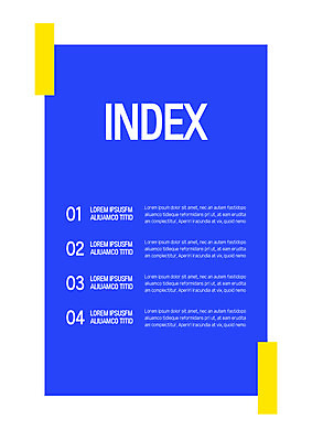 템플릿 내지 사람없음 파란색 숫자 노란색 프레젠테이션 문서템플릿 서식 문서 제안서 직사각형 이미지템플릿 AI파일 도형 문자 컬러 파일형식 벡터