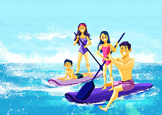 전신 PSD 구름 여자 남자 수영복 어린이 엎드리기 바다 일러스트 가족 하늘 서기 미소 사람 앉기 여러명 성인 여름휴가 바캉스 서핑보드 즐거움 물보라 카약 노젓기 패들 국내일러스트 자연요소 옷 감정 다수 관계 모션 휴가 표정 물 수상스포츠 보드_스포츠 노_배의노 파일형식 여름_계절