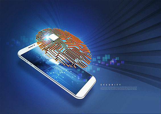 PSD 편집이미지 사람없음 금융 빛 스마트폰 메모리칩 회로판 보안 이미지편집 안전 경제 핸드폰 스마트기기 부속품 파일형식