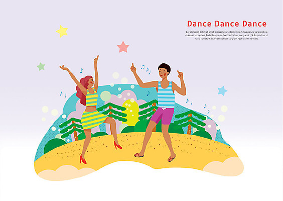 전신 PSD 나무 여자 남자 별 여행 음표 일러스트 사람 성인 해변 두명 여름 여름휴가 바캉스 춤 숲 즐거움 여름밤 국내일러스트 자연요소 식물 기호 계절 감정 음악 바다 휴가 문화예술 야간 파일형식 여름_계절