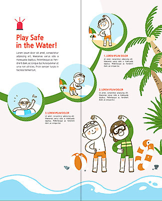 전신 PSD 템플릿 북디자인 출판디자인 여자 남자 내지 어린이 리플렛 바다 북커버 안전 사람 팜플렛 여러명 해변 여름 여름휴가 바캉스 야자수 파라솔 비치볼 체조 튜브 맨손체조 물놀이안전 사이렌 어린이만 이미지템플릿 나무 계절 다수 공 휴가 바캉스용품 운동 파일형식 여름_계절