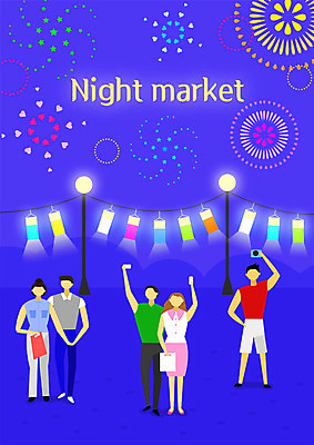 전신 PSD 커플 여자 남자 가로등 일러스트 밤하늘 폭죽 불꽃놀이 사람 여러명 성인 스마트폰 카메라 사진촬영 등불 시장 야간 야시장 국내일러스트 자연요소 공공시설 다수 관계 놀이 하늘 조명 전자제품 핸드폰 스마트기기 촬영 파일형식