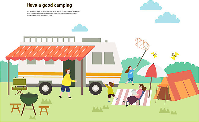 전신 여자 남자 행복 어린이 나비 두마리 일러스트 가족 텐트 사람 앉기 초원 여러명 성인 독서 캠핑 파라솔 즐거움 돗자리 캠핑카 채집망 국내일러스트 AI파일 감정 다수 곤충 2 관계 모션 자동차 레저 캠핑도구 파일형식 벡터