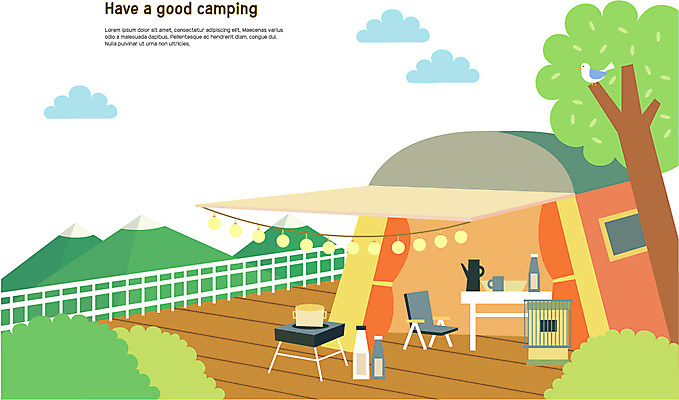나무 구름 한마리 음료 일러스트 난간 조류 주전자 조명 텐트 풍경 사람없음 캠핑 등불 냄비 난로 캠핑장 버너 국내일러스트 AI파일 자연요소 식물 동물 1 주방용품 레저 캠핑도구 솥 난방기 파일형식 벡터