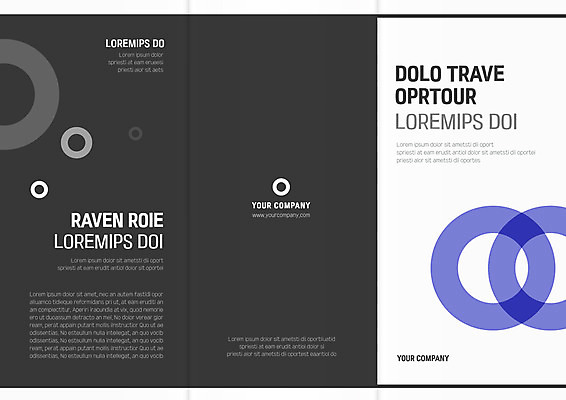 도형 템플릿 표지디자인 북디자인 출판디자인 표지 리플렛 북커버 3단접지 팜플렛 사람없음 파란색 검은색 여러개 원형 고리 겹침 이미지템플릿 AI파일 컬러 다수 파일형식 벡터