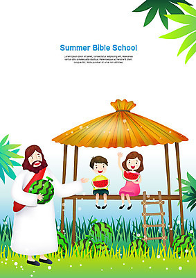 전신 여자 남자 기독교 어린이 일러스트 사다리 나뭇잎 여름음식 수박 여름방학 웃음 들기 사람 세명 여름 손들기 농촌 풀잎 예수 먹기 즐거움 원두막 여름성경학교 반쪽수박 제철음식 제철과일 국내일러스트 AI파일 계절 감정 종교 음식 잎 과일 모션 방학 표정 도구 시골 풀_식물 신_종교 성경학교 제철 파일형식 벡터 여름_계절