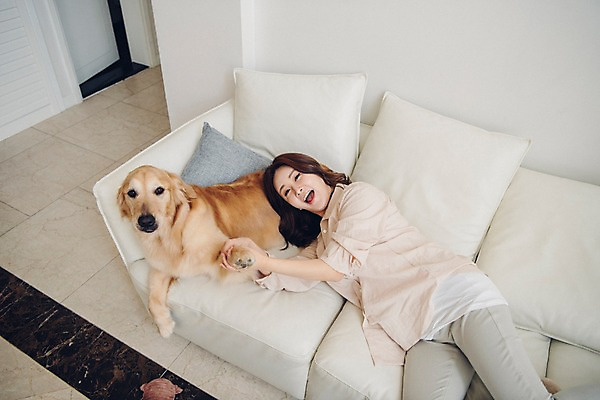 포토 JPG 한마리 응시 여자 반려견 쿠션 거실 휴식 함께함 실내 한명 미소 사람 상반신 20대 성인 옆모습 공휴일 반려동물 소파 눕기 다정 한국인 잡기 개 골든리트리버 반려 앞발 성인여자한명만 펫팸족 국내포토 동물 1 시선 기념일 뷰포인트 컨셉 의자 포유류 모션 표정 동양인 청년 내부 리트리버 신조어 여자한명만 성인여자만 파일형식