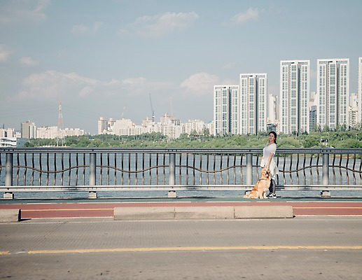 포토 JPG 주간 전신 구름 한마리 여자 난간 하늘 한명 서기 사람 20대 성인 야외 건물 옆모습 반려동물 강 운동 한국인 잡기 골든리트리버 강아지 반려 성인여자한명만 펫팸족 국내포토 자연요소 동물 1 건축물 뷰포인트 모션 건강 동양인 청년 개 리트리버 신조어 여자한명만 성인여자만 파일형식