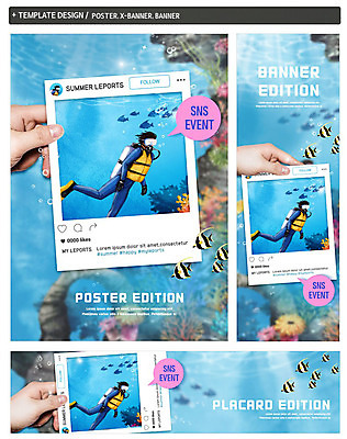 전신 PSD 템플릿 배너템플릿 여자 남자 가로배너 ZIP 포스터 세로배너 물결 여러마리 한손 어류 사람 성인 두명 신체부위 여름 세트 바닷속 바위 현수막 잡기 산호초 열대어 스쿠버다이빙 기념사진 소셜네트워크 스쿠버다이빙용품 손 배너 계절 스포츠용품 다수 모션 가로 세로 수중 수중동물 돌_바위 수상스포츠 수중식물 파일형식