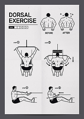 전신 남자 일러스트 앉기 여러명 상반신 성인 운동 운동기구 웨이트트레이닝 등근육 등운동 랫풀다운 방법 시티드로우 매뉴얼 국내일러스트 AI파일 다수 모션 근육 건강 사람 헬스 파일형식 벡터