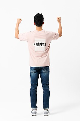 포토 JPG 스튜디오촬영 전신 남자 실내 한명 서기 사람 손짓 성인 뒷모습 캐주얼 30대 손들기 파이팅 주먹 한국인 성인남자한명만 국내포토 1 옷 뷰포인트 모션 동양인 내부 장년 남자한명만 성인남자만 파일형식