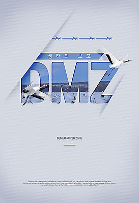 PSD 포스터 여러마리 일러스트 자연 사람없음 평화 학 사회이슈 생태계 개발 신경제지도 비무장지대 국내일러스트 다수 컨셉 조류 파일형식