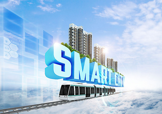 PSD 나무 구름 편집이미지 하늘 빌딩 사람없음 달리기 스크린 기찻길 기차 도시 스마트 IT산업 스마트홈 4차산업 이미지편집 자연요소 식물 산업 육상교통 컨셉 모션 대중교통 정보기술 건물 파일형식 AI_인공지능