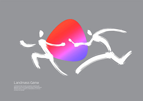 PSD 스포츠 일러스트 캘리그라피 붓터치 사람모양 사람없음 달리기 운동 육상스포츠 번짐 그라데이션 릴레이 바톤터치 국내일러스트 모양 모션 건강 파일형식 효과