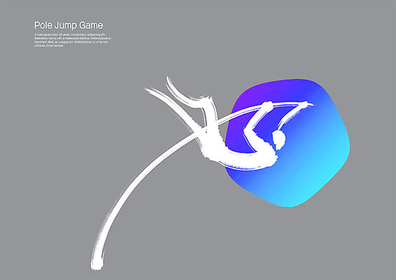 PSD 스포츠 일러스트 캘리그라피 붓터치 사람모양 사람없음 운동 번짐 그라데이션 장대높이뛰기 국내일러스트 모양 건강 육상스포츠 파일형식 효과