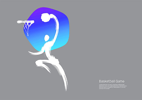 PSD 스포츠 일러스트 캘리그라피 붓터치 사람모양 농구 사람없음 운동 번짐 그라데이션 국내일러스트 모양 건강 구기 파일형식 효과