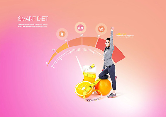 전신 PSD 편집이미지 여자 다이어트 오렌지 수치 줄자 저울 스마트라이프 한명 미소 들기 사람 20대 성인 운동복 운동 손들기 아령 한국인 오렌지주스 성인여자한명만 이미지편집 1 라이프스타일 옷 과일 모션 그래프 표정 자 건강 동양인 청년 과일주스 여자한명만 성인여자만 파일형식