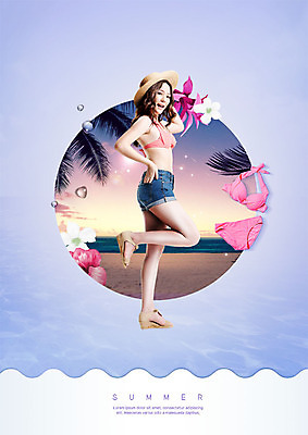 전신 PSD 편집이미지 여자 바다 한명 미소 사람 20대 성인 해변 여름 비키니 야자수 일몰 한국인 물방울 다리들기 열대꽃 챙모자 성인여자한명만 이미지편집 나무 모자_잡화 1 계절 수영복 꽃 모션 표정 동양인 청년 노을 여자한명만 성인여자만 파일형식