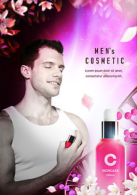 PSD 서양인 편집이미지 남자 꽃잎 꽃 한명 미소 사람 상반신 20대 성인 옆모습 뷰티 눈감음 화장품 뿌리기 스킨 로션 뷰티라이프 성인남자한명만 그루밍족 이미지편집 외국인 식물 1 라이프스타일 뷰포인트 모션 표정 청년 남자한명만 성인남자만 파일형식
