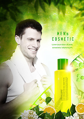 PSD 서양인 편집이미지 응시 남자 나뭇잎 한명 미소 사람 상반신 20대 성인 옆모습 수건 뷰티 화장품 잡기 스킨 로션 매기 뷰티라이프 성인남자한명만 그루밍족 이미지편집 외국인 1 라이프스타일 시선 뷰포인트 잎 모션 표정 청년 위생용품 남자한명만 성인남자만 파일형식