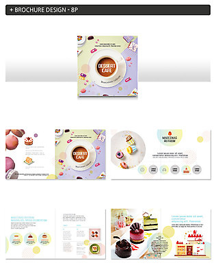 템플릿 ZIP 빵 디저트 팜플렛 사람없음 선물상자 카페 빵집 다양 도넛 달콤 조각케이크 커피잔 컵케이크 토스트 마카롱 간식시간 인디자인 INDD 이미지템플릿 커피 음식 다수 잔 선물 상자 케이크 상점 맛 파일형식