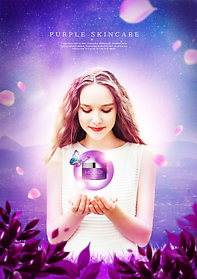 PSD 서양인 편집이미지 한마리 응시 여자 꽃잎 나비 나뭇잎 한명 사람 빌딩 잔디 상반신 20대 성인 화장 뷰티 보라색 화장품 도시 도심 손모으기 스킨케어 흩날리기 이미지편집 외국인 식물 1 시선 꽃 컬러 곤충 잎 모션 손짓 청년 건물 파일형식