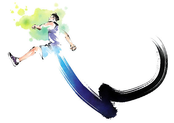 전신 PSD 남자 운동화 일러스트 캘리그라피 붓터치 한명 사람 성인 운동복 달리기 운동 점프 번짐 국내일러스트 1 옷 신발 모션 건강 파일형식 효과