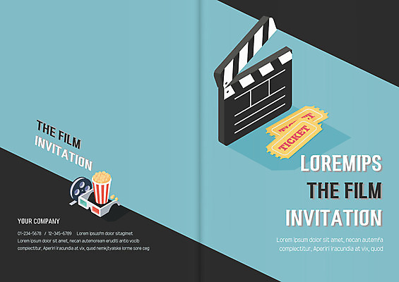 템플릿 카드템플릿 사람없음 감사카드 티켓 클래퍼보드 영화관 필름 영화 초대장 3D안경 이미지템플릿 AI파일 카드프레임 안경 문화예술 카드_감사 프레임 극장 파일형식 벡터