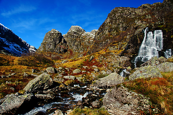 포토 JPG 해외이미지 계절 겨울 자연 하늘 산 노르웨이 풍경 사람없음 물 파란색 강 태양 계곡 맑음 폭포 가을 신선 암초 스칸디나비아 해외202004 해외포토 자연요소 유럽 컬러 날씨 생태계 파일형식 이미지허브