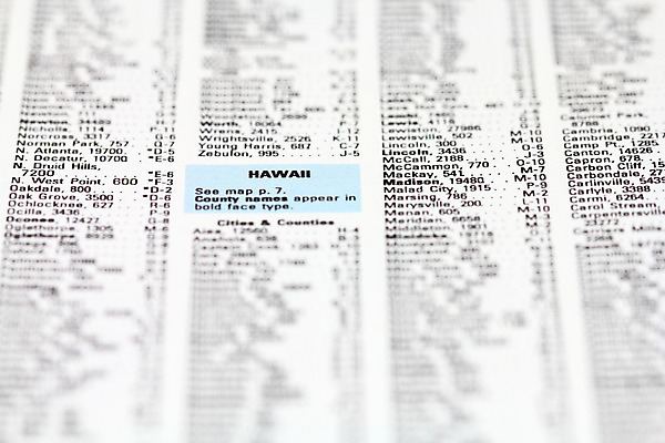 포토 JPG 해외이미지 종이 텍스트 사람없음 미국 도시 인쇄 문서 하와이 목차 해외202004 해외포토 북아메리카 파일형식 이미지허브