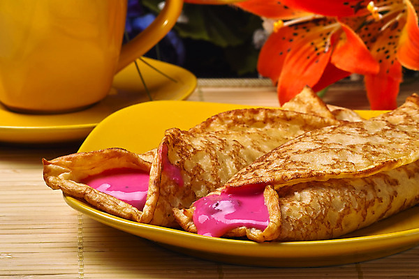 포토 JPG 해외이미지 접시 디저트 사람없음 노란색 반죽 산딸기 팬케이크 요구르트 해외202004 해외포토 식기 음식 컬러 과일 유제품 케이크 파일형식 이미지허브