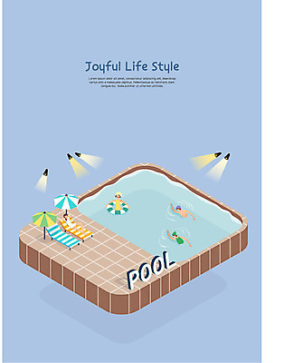 전신 라이프스타일 여자 남자 수영복 일러스트 물놀이 조명 수영장 사람 여러명 상반신 성인 눕기 수영 파라솔 즐거움 선베드 튜브 국내일러스트 AI파일 옷 감정 다수 의자 모션 놀이 생활 수상스포츠 파일형식 벡터