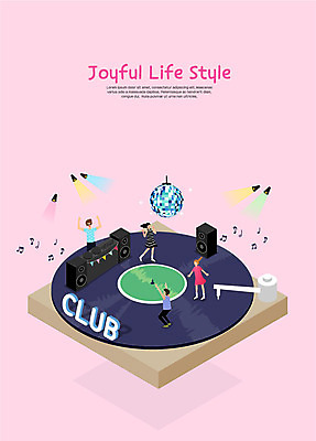 전신 라이프스타일 여자 남자 음표 일러스트 조명 사람 여러명 성인 스피커 춤 음반 DJ 즐거움 클럽 국내일러스트 AI파일 기호 감정 음악 음향기기 다수 문화예술 생활 파일형식 벡터