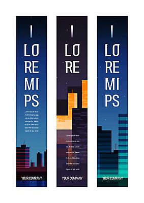 템플릿 배너템플릿 별 세로배너 야경 밤하늘 사각프레임 빌딩 사람없음 건물 현수막 도시 야간 배너세트 AI파일 자연요소 건축물 배너 하늘 프레임 세로 세트 사각형 파일형식 벡터 풍경_경치