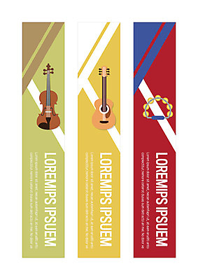 템플릿 배너템플릿 세로배너 악기 사각프레임 사람없음 현수막 기타 바이올린 탬버린 배너세트 AI파일 배너 음악 현악기 타악기 프레임 세로 세트 사각형 파일형식 벡터