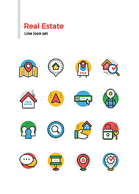 아이콘 건축 말풍선 지도 돋보기 열쇠 부동산 사람모양 자물쇠 사람없음 세트 세일 라인아이콘 체크표시 검색 위치 손모양 부동산매매 부동산가격 위치추적 2D아이콘 AI파일 모양 재산 확인 추적 파일형식 벡터 손_신체부위