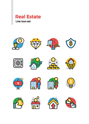 아이콘 건축 전구 부동산 사람모양 저울 빌딩 사람없음 세트 달러 카트 거래 저축 표지판 돈다발 하락 라인아이콘 상승 금고 다이아몬드 손모양 부동산매매 금괴 금융의날 2D아이콘 AI파일 모양 컨셉 돈 알림판 건물 금융 재산 황금 보석 파일형식 벡터 법정기념일 손_신체부위