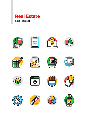 도형 아이콘 건축 컬러 전구 부동산 설계 아이디어 줄자 자 사람없음 스마트폰 세트 태블릿 연필 설계도 난방기 타일 라인아이콘 톱니바퀴 문서 보일러 2D아이콘 컬러칩 AI파일 컨셉 문구용품 학용품 건설업 전자제품 핸드폰 스마트기기 필기구 재산 난방용품 파일형식 벡터