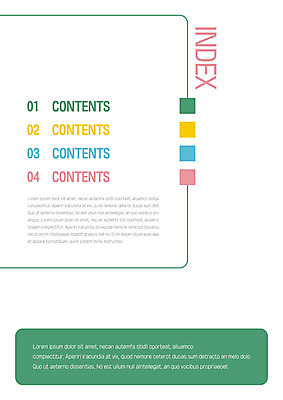 템플릿 내지 선 분홍색 하늘색 사람없음 초록색 노란색 사각형 여러개 프레젠테이션 문서템플릿 서식 문서 제안서 순서 이미지템플릿 AI파일 도형 컬러 다수 파란색 파일형식 벡터