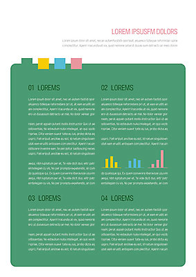 템플릿 내지 사람없음 초록색 컬러풀 사각형 여러개 프레젠테이션 막대그래프 문서템플릿 서식 문서 제안서 이미지템플릿 AI파일 도형 컬러 다수 그래프 파일형식 벡터