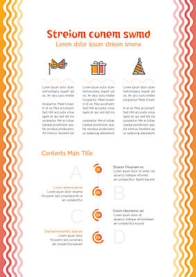템플릿 내지 가면 사람없음 선물상자 숫자 주황색 고깔모자 프레젠테이션 문서템플릿 서식 문서 제안서 그라데이션 물결무늬 순서 이미지템플릿 AI파일 문자 모자_잡화 물결 컬러 무늬 선물 상자 파일형식 벡터