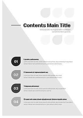 템플릿 내지 사람없음 숫자 물방울무늬 프레젠테이션 문서템플릿 서식 문서 제안서 순서 이미지템플릿 AI파일 문자 무늬 파일형식 벡터