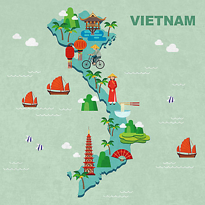 전신 여자 남자 여행 지도 일러스트 사람 성인 두명 관광지 자전거 등불 사찰 부채 크루즈 베트남 베트남문화 농라 동남아음식 랜드마크 베트남음식 베트남인 하롱베이 후에성 국내일러스트 AI파일 외국인 동양문화 음식 외국문화 배_교통 종교건축 조명 동양인 바이크 동남아시아 파일형식 벡터