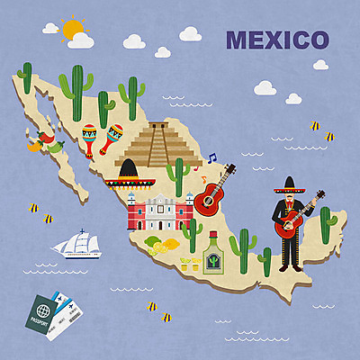 전신 남자 여행 지도 일러스트 멕시코 선인장 신전 한명 사람 성인 관광지 항공권 여권 멕시코음식 솜브레로 테킬라 랜드마크 마라카스 멕시코모자 멕시코전통의상 멕시코지도 아즈텍문명 칠리고추 국내일러스트 AI파일 식물 모자_잡화 1 고건축 북아메리카 고추 타악기 주류 서양음식 티켓 전통의상 파일형식 벡터