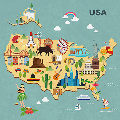 전신 서양인 여자 남자 지도 요트 일러스트 사람 두명 관광지 캐리어 미식축구 미국 로켓 햄버거 인디언 북극곰 뉴욕 자유의여신상 미국문화 국회의사당 알래스카 금문교 나이아가라폭포 랜드마크 미국여행 미국지도 하와이춤 국내일러스트 AI파일 외국인 해외여행 여행 북아메리카 배_교통 곰 패스트푸드 아메리카 구기 여행가방 폭포 세계문화유산 다리_건축물 춤 서양문화 나이아가라 파일형식 벡터
