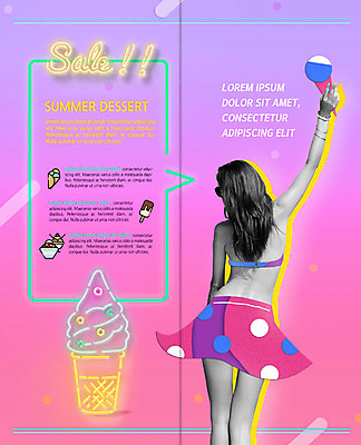 PSD 서양인 외국인 템플릿 표지디자인 북디자인 출판디자인 여자 수영복 내지 리플렛 2단접지 북커버 디저트 여름음식 한명 사람 팜플렛 상반신 20대 성인 뒷모습 여름 선글라스 손들기 세일 네온 팥빙수 콘아이스크림 막대아이스크림 제철음식 이미지템플릿 1 옷 계절 안경 음식 뷰포인트 모션 아이스크림 인종 청년 빙수 제철 파일형식 여름_계절