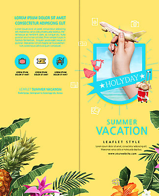 PSD 템플릿 표지디자인 북디자인 손 출판디자인 여자 표지 리플렛 여행 2단접지 북커버 휴가 한명 사람 팜플렛 성인 신체부위 여름휴가 바캉스 비키니 캐리어 잡기 항공권 파인애플 비행기모형 열대꽃 열대잎 이미지템플릿 1 수영복 꽃 잎 과일 모션 비행기 모형 여행가방 티켓 열대과일 파일형식 여름_계절